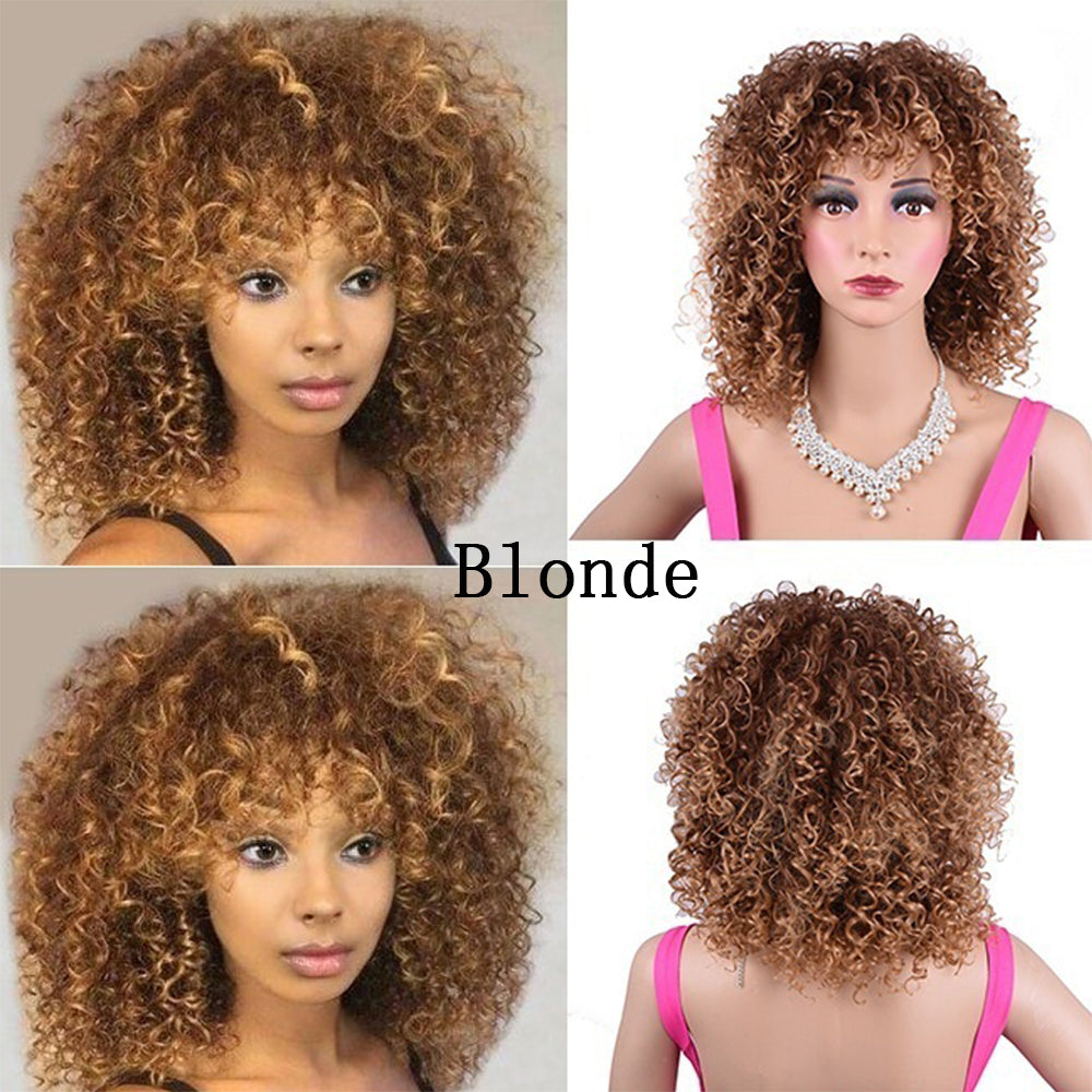 Synthetic Afro Curly Wig