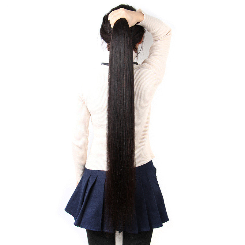 Reality Wig, Smooth Hair, Straight Hair Tie